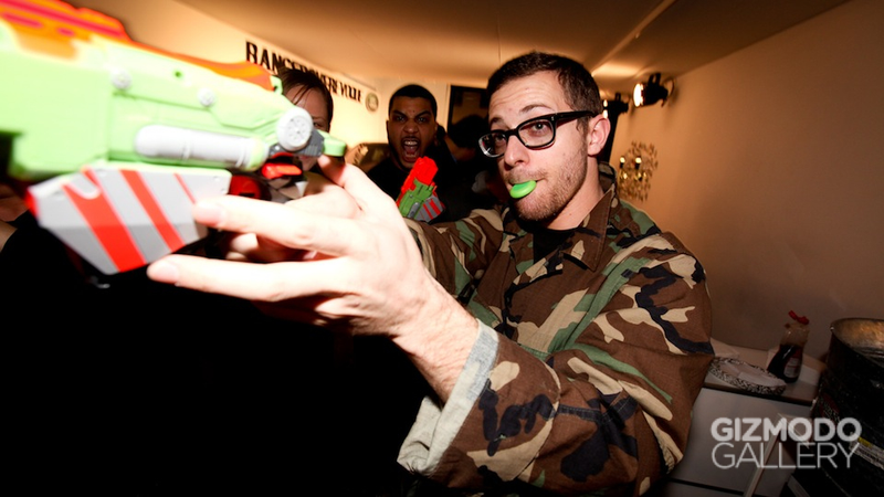 Illustration for article titled Gizmodo Gallery Reader Meet Up Nerf Party Gallery